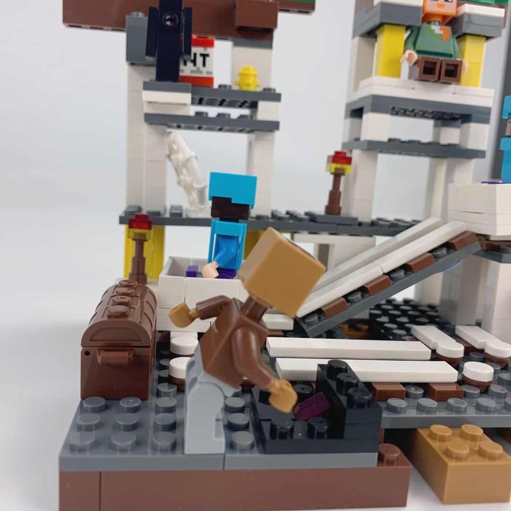 Горная пещера шахта набор модель строительные блоки с 24 фигурками детские кирпичи творческие игрушки DIY игра подарок МОЙ мир