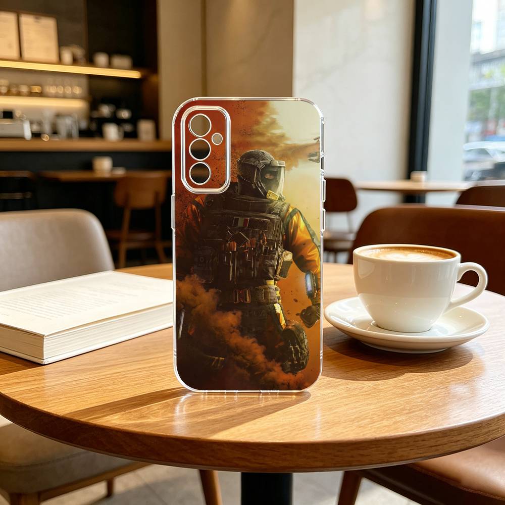 For Z-Rainbow S-Six S-Siege Phone Case For SamsungA10,12,20,21S,30,31,40,50,51,52,70,71 Transparent Cover