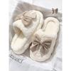 Baotou Butterfly Cotton Slippers Women's Autumn and Winter Indoor Warm Thick Bottom Couple Home Furnishing Plush Slippers Women's