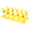 10Pcs Poultry Chicken Hanging Duck Drinking Water Nipple Drinker Feeder With Cup