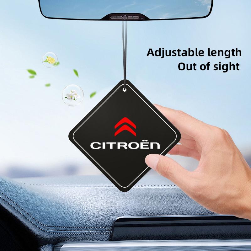 Car Fragrance Tablets Air Freshener Perfume Decoration Pendant For Citroen C4 C3 C2 Berlingo Xsara Grand Car Flavoring keychain