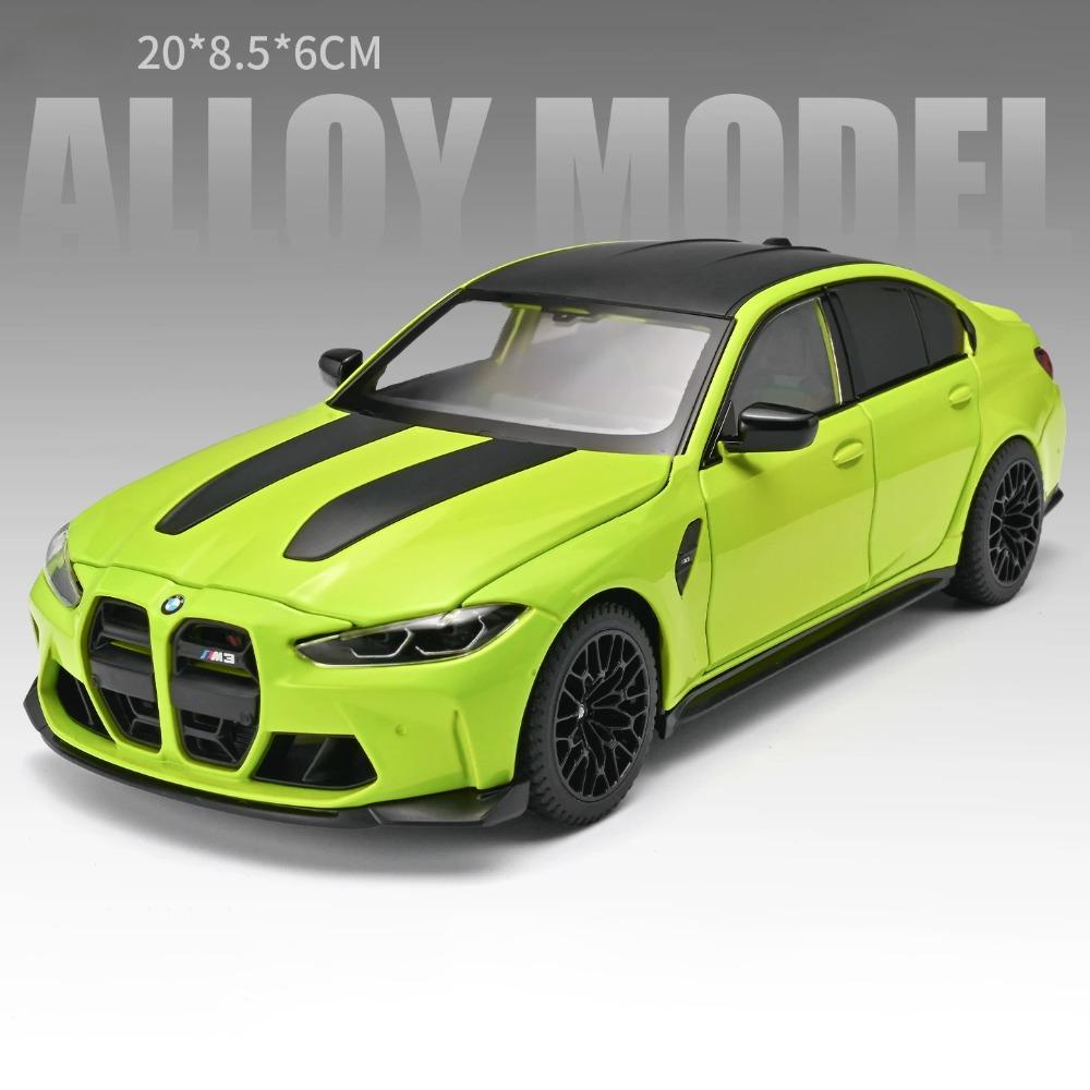 Масштаб 1:24 M3 CS LCI 530LI Модель Автомобиля Игрушка Металл Литье под Давлением Двери Открываются Спортивные Автомобили Звук Свет Модели Детский Коллекционный Предмет