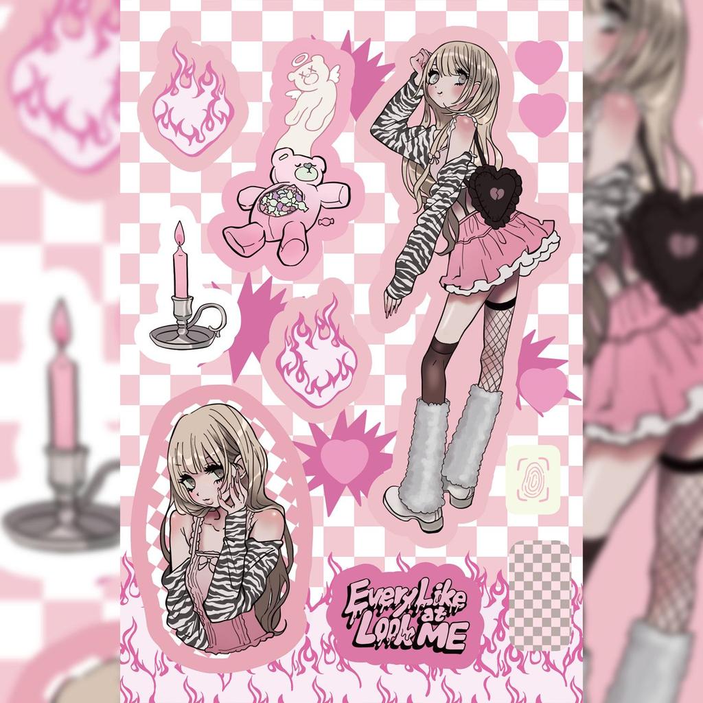 Корейские наклейки с персонажем Доми для блокнотов и DIY чехлов для телефонов