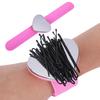Magnetic Sewing Pincushion Easy To Use Magnet Wrist Solid Color Large Area Hair Clip Looper for Hairdresser