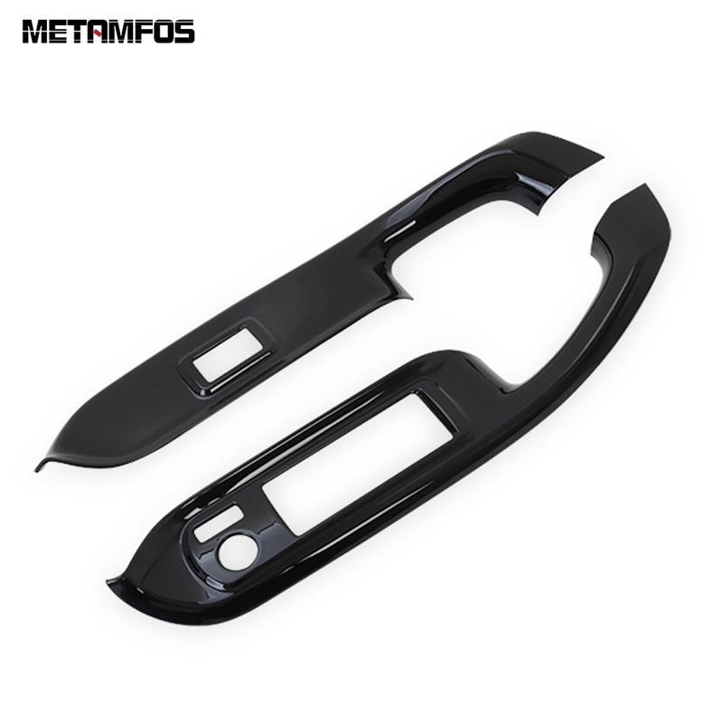 Window Lift Switch Cover Trim For Toyota Voxy Noah R80 2014- Matte Interior Armrest Frame Accessories Car Styling