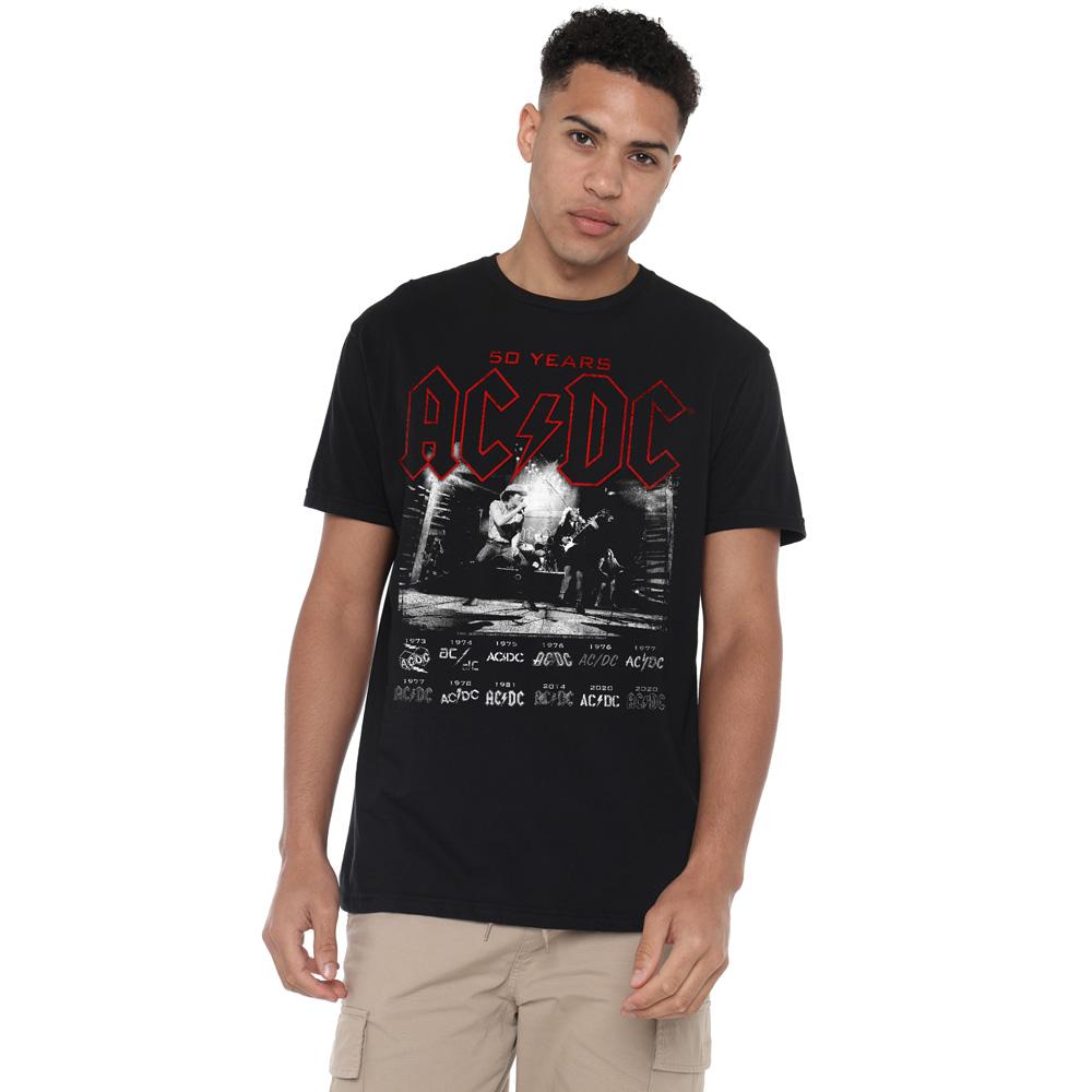 AC/DC Мужская футболка с логотипом Stack