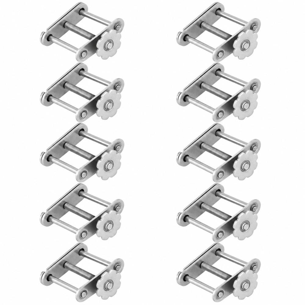 10 pcs Threaded Structure Latex Tube Clamp Manual Use Lab Tubing Clamp Tube Sealing