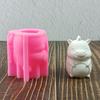 3D Donkey Candle Mould Handmade Silicone Molds Plasters Molds Ornament Molds Castings Molds Animal Molds Craft Supplies