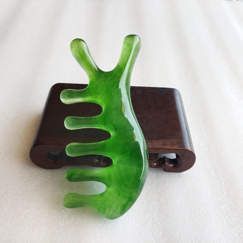 «Скребок для массажа на основе пчелиного воска для шеи, талии и лица»