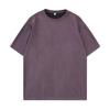 2025 Summer Men Short Sleeve Tees Men Women Vintage T-Shirt Loose Casual Basic Shirt O Neck Solid Color Oversized Tops