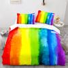 Colorful Rainbow Bedding Set Single Twin Full Queen King Size Rainbow Bed Set Aldult Kid 3D Anime 10