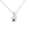 [Used] TIFFANY 925 Teardrop Pendant/Necklace/j69-10