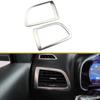 Для Samsung QM6 2016 - 2022 для Renault Koleos Автомобильные Хромированные Наклейки-Окантовки на Вентиляционные Отверстия Кондиционера Чехол