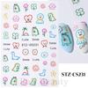 Nail Art Stickers Ins Cartoon Cute Puppy Bunny Niche Adhesive Nail Stickers