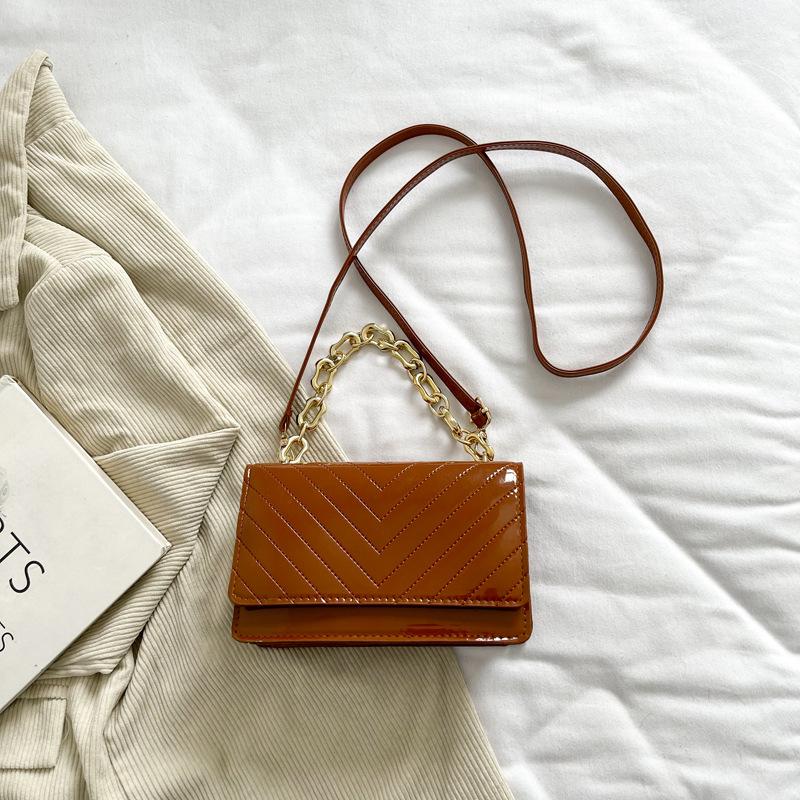 Летняя новая текстурированная маленькая квадратная сумка женская популярная модная сумка на плечо городская простая сумка-мессенджер