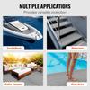 VEVOR Boat Flooring, EVA Foam Boat Decking 240 x 89.9 cm, Non-Slip Self-Adhesive Flooring, 2.2 m² Marine Carpet for Boats, Yacht, Pontoon