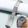 Для Patek Philippe Nautilus 5711/5726 Тонкий стальной ремешок для часов мужской выпуклый аксессуары для часов из нержавеющей стали 25мм*13мм браслет