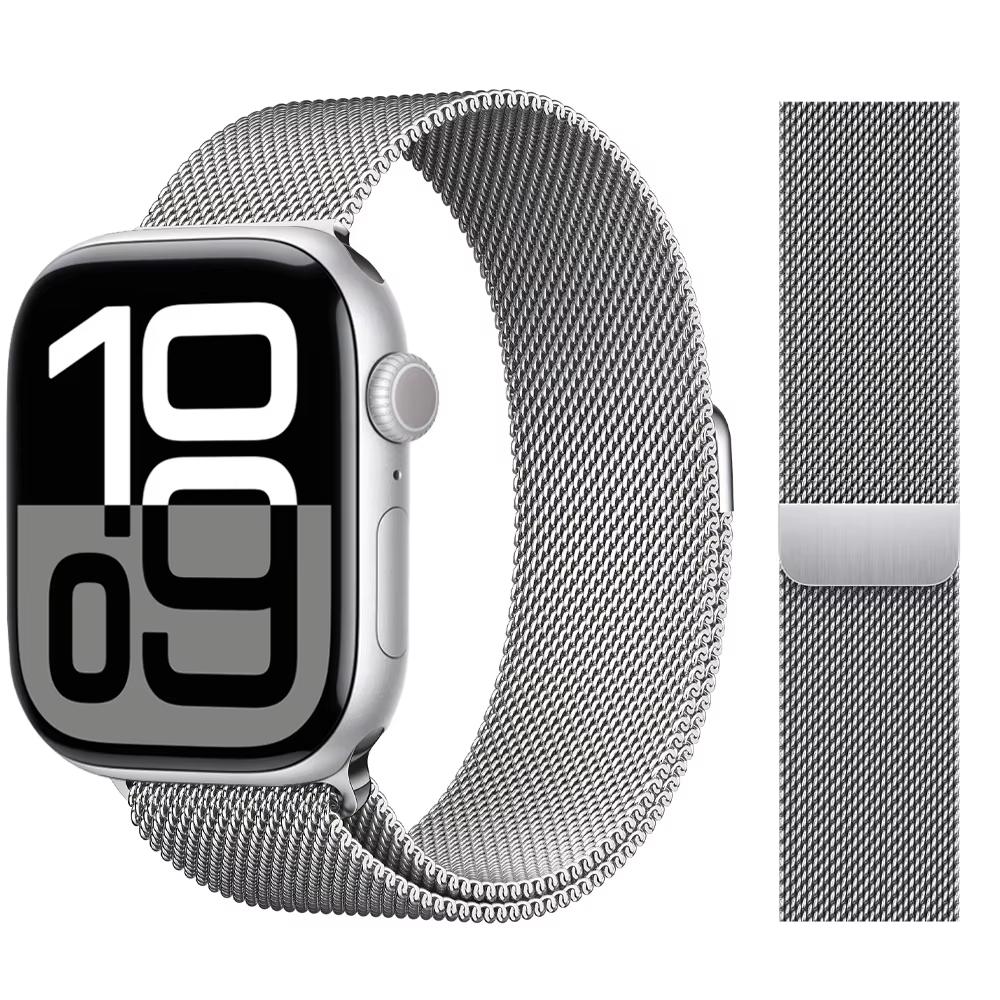 Strap For Apple Watch Band 46mm 44mm 45mm 40mm 42mm 41mm 49mm Milanese Loop correa Bracelet iWatch Series 11 10 Ultra 2 9 8 SE 3