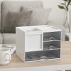 Plastic Desk Organizer Large Capacity Pen Holder Multipurpose Drawer Storage Box  for Home