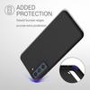 Coque Silicone - Booling - pour Samsung Galaxy S21 FE - Noir - 2 Verres Trempés - Protection Slim