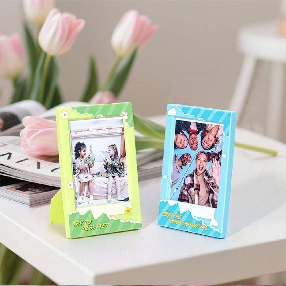 3 Inch 3 Inch Photo Frame Mini Mini Film Frame Color Frame 3 Inch Photo Holder Children's Art