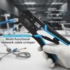 Профессиональный обжимной инструмент для сетевых кабелей, многофункциональный, 8P 6P, стриппер, кусачки, RJ45 RJ11, Ethernet-плоскогубцы, инструмент для ремонта