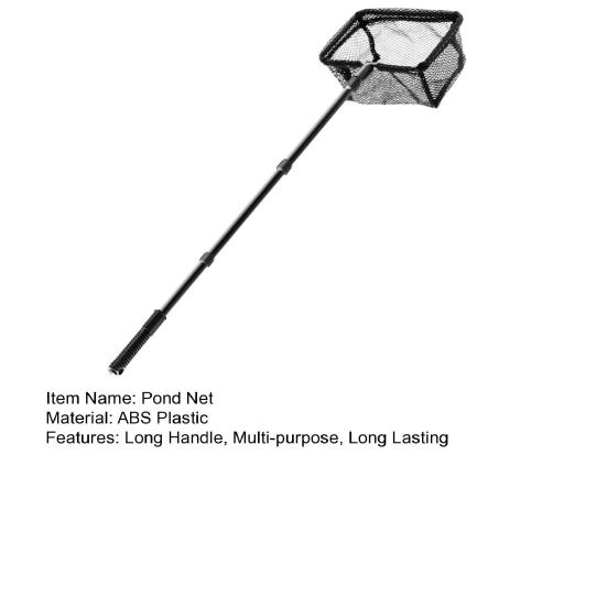 Fishing Landing Net with Telescoping Pole Long Handle Multipurpose Swimming Pool Leaf Skimmer Net Ultra Fine Mesh Netting Bag