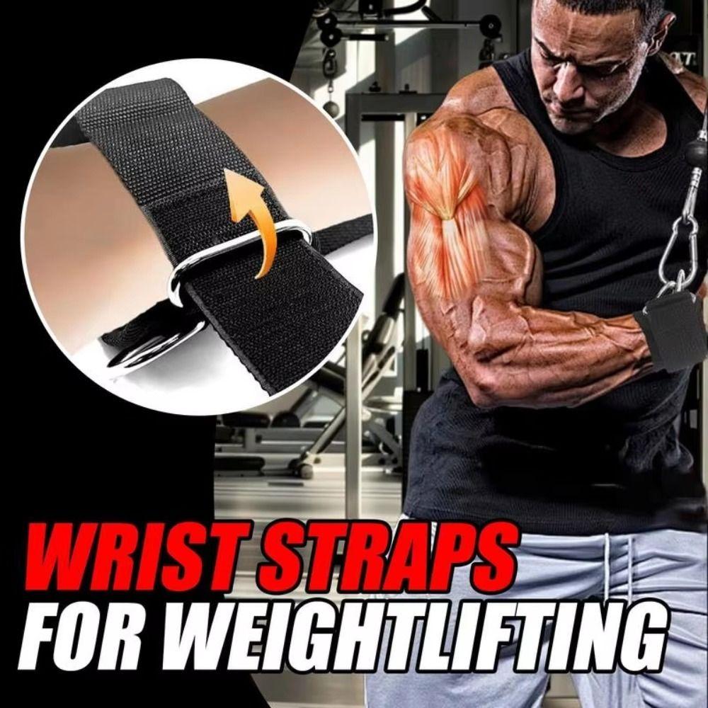 Hand Grip Weightlifting Straps Wrap Support Pull-up Lifting Straps Gym Wrist Straps  Men Women