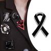 Похоронная лента, брошь-значок, аксессуар для траурной одежды для похоронного мероприятия, декоративное воспоминание