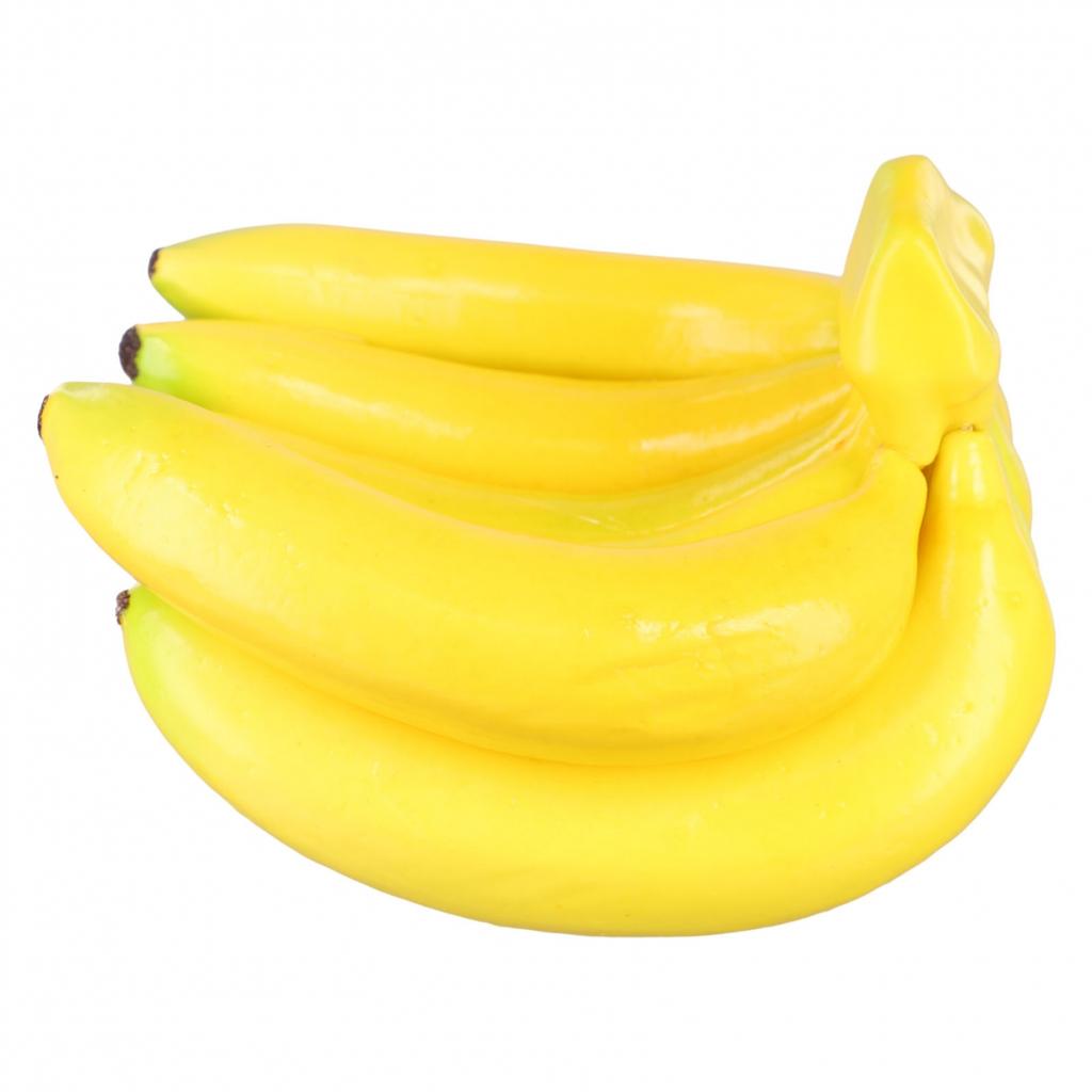 1 X Artificial Bunch Of Banana Fake Fruit Plastic,Decor Props DIY Craft Toy