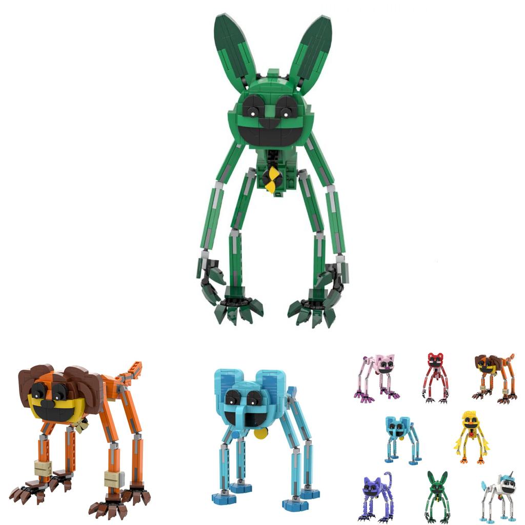 Новый набор строительных блоков Poppy3 Smiling Critters, 200-400 деталей из АБС-пластика