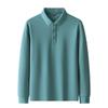Men's Long Sleeve Polo Shirts Button Casual Work Pullover Shirts Moisture Wicking Lightweight Golf Shirts Regular-Fit Collared Tee Shirt for Men