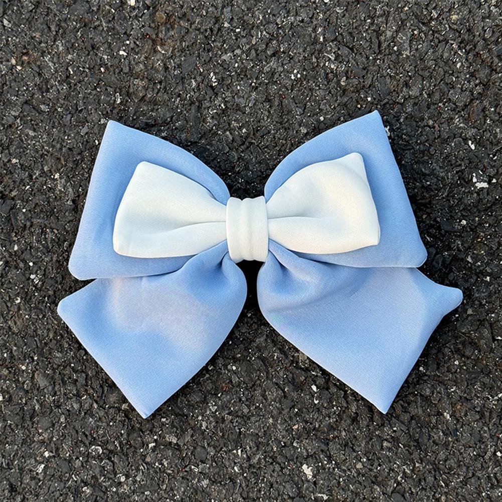 Мотоциклетный шлем с двухцветным бантом, украшением для электрического велосипедного шлема, аксессуары для украшения кузова автомобиля, бант для девушек и женщин