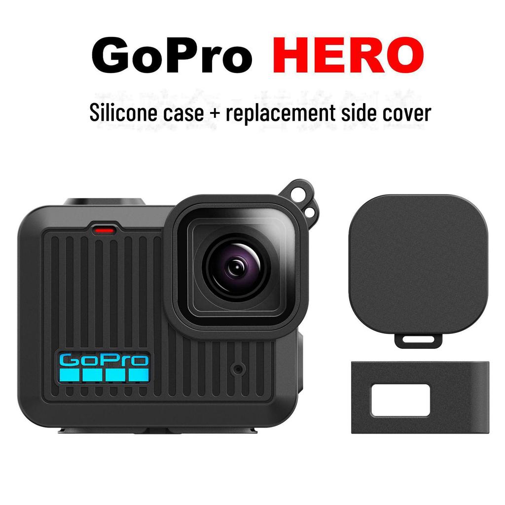 GoPro Hero Silicone Case with Tempered Lens & Battery Cover
