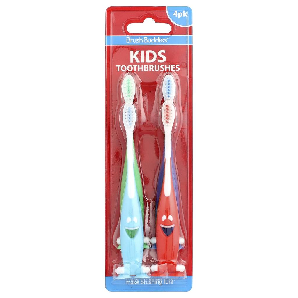 Smart Care, Children's Toothbrush, 4 Pack