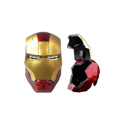 Мстители 1:1 Электрический шлем Железного человека Маска для косплея - 3D ПВХ Светодиодная светящаяся маска для детей и взрослых, Идеальный костюм для вечеринки