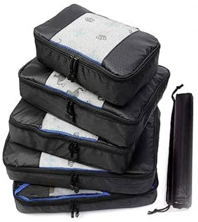 5-sets of Household Storage Bag for Home and Travel Clothing Storage Lockers Packaging and Portable Storage Rack Clothes Holding
