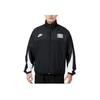 Nike Дышащая повседневная куртка с логотипом, мужская верхняя одежда, черная FB6981-010