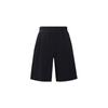 A.P. Series High Elastic Solid Color Knitted Casual Shorts Men Shorts Black A11M331610A-BK