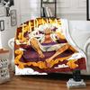 1pc Blanket Monkey D. Luffy Print Design, Lightweight Blanket for Sofa, Bed- Soft &Warm, Gift for All Seasons like Christmas, Halloween