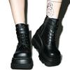 Осенне-зимние туфли на танкетке Ботильоны женские на платформе высокие каблуки Косплей модная обувь