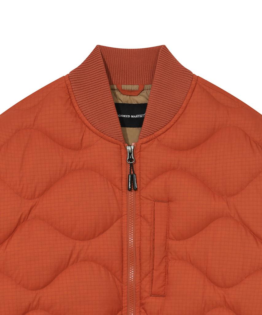Lockheed Martin Wave Quilted Blouson Jumper (Orange)