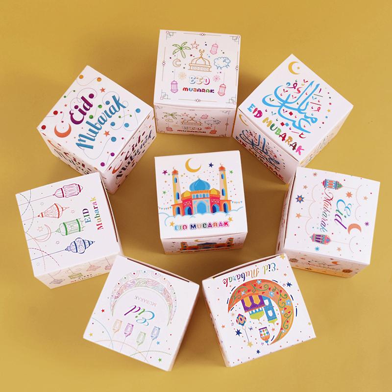 5/10 шт. Подарочная коробка для конфет Ид Мубарак, Рамадан, украшение для дома, мусульманский исламский фестиваль, принадлежности для вечеринки 2025, подарки Рамадан Карим