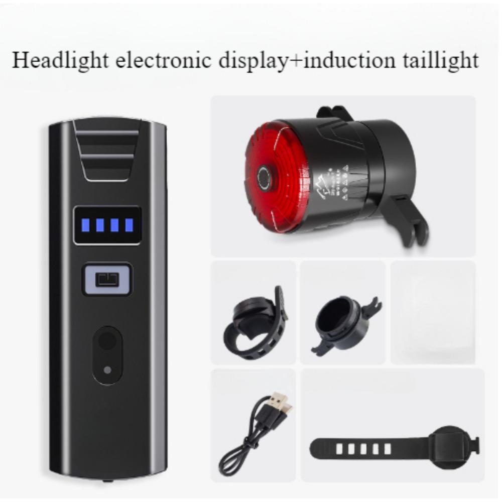 Умный датчик Велосипедный передний фонарь USB Перезаряжаемый Светодиодный велосипедный фонарь Головной фонарь для MTB велосипеда Велосипедный фонарь Велосипедная фара Велосипедные аксессуары