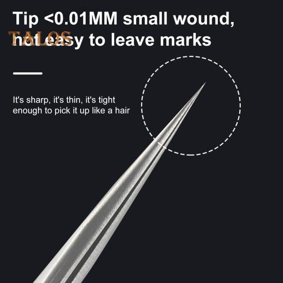 Набор из 8 инструментов для удаления черных точек с ящиком для хранения, нержавеющая сталь, двойной наконечник, экстрактор для удаления комедонов, акне, носа, лица, косметический инструмент