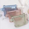 Small Item Bag Mini Coin Purse Lipstick Cosmetic Bag Fresh Color Card Bag Cute Clear Mesh Bag  Men