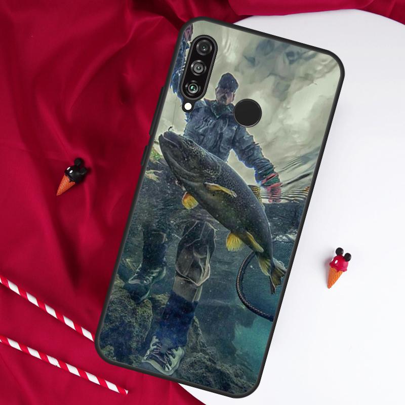 Fish Fishing For Huawei Nova 5T 9 10 SE 7i 8i 11i 12i Y73 Y90 Y70 Y72 Y61 Y91 Y60 P20 P40 P30 Lite Case
