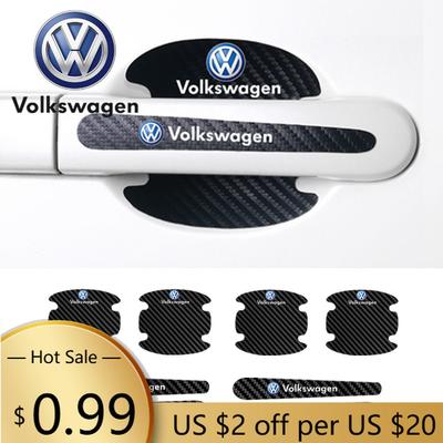 Для VOLKSWAGEN VW Защитная наклейка от столкновений на ручку двери из ПУ Для Volkswagen Golf 5 6 7 Charang Beetle Beetle Arteon L
