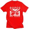 2026 Новая унисекс футболка Ropes Not Roses Clench Shibari Уличная одежда Унисекс хлопковая футболка Подчиненная рабская игра