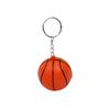 Creative Cartoon Sports PU Ball Keychain Simulated Mini Ball Keyring Pendant Boyfriend Gift Souvenir Novelty Toy Ornament Rugby Baseball Basketball